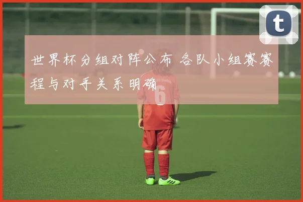 世界杯分组对阵公布 各队小组赛赛程与对手关系明确